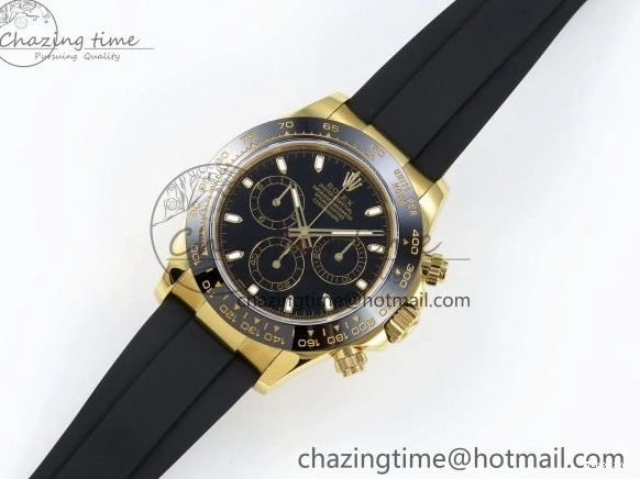 MiroTime 0207 Daytona 116518 QF 1:1 Best Edition Black Dial on Oysterflex Strap SH4130 V3 (Gain Weight) TravelReady 1684